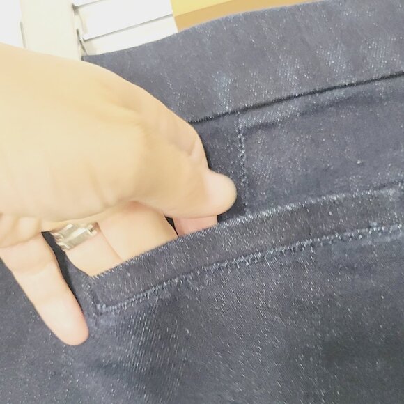 Tommy Women's Blue Cotton Blend Pockets Denim Flat Front Chino Short Size 0 - Picture 8 of 12